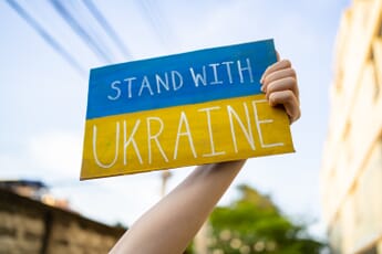 Stand with Ukraine (Ukraine Flag)