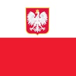 Polish Flag with Eagle