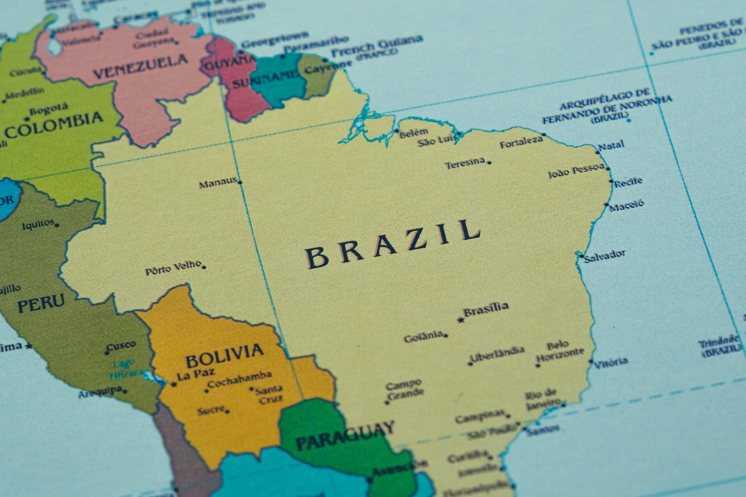 Brazil Political Map 