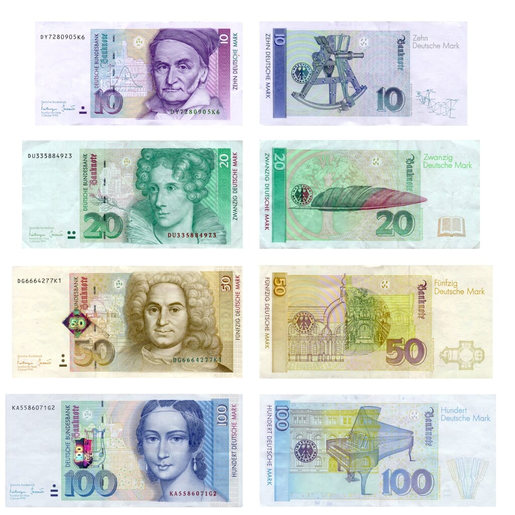 German Currency - History, D-Mark, and the German EURO
