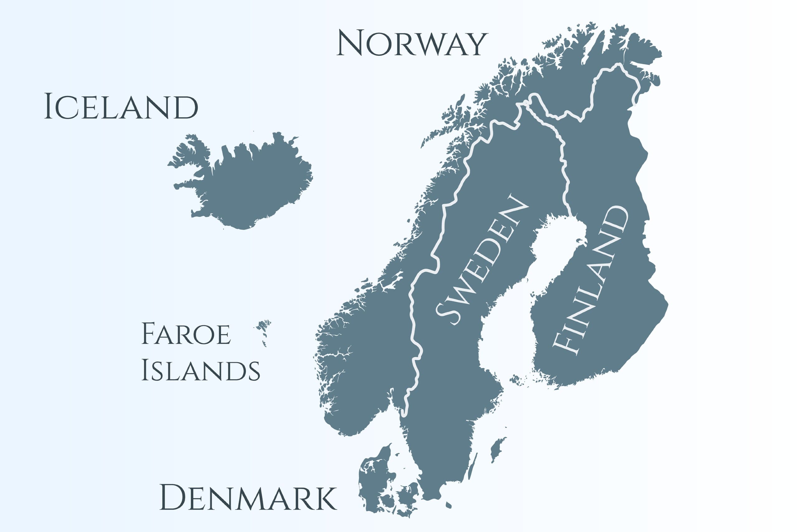 Scandinavian Countries / Which Countries Are Scandinavian? | Mappr