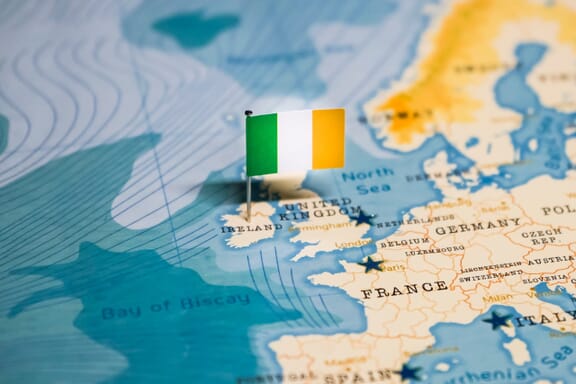 Ireland on the World Map