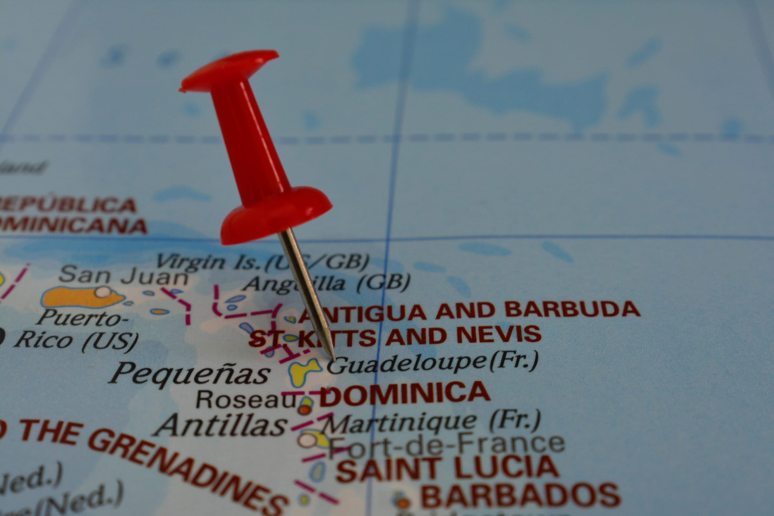 Antigua And Barbuda Map 