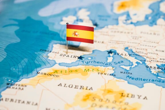 Spain scratch map -  España