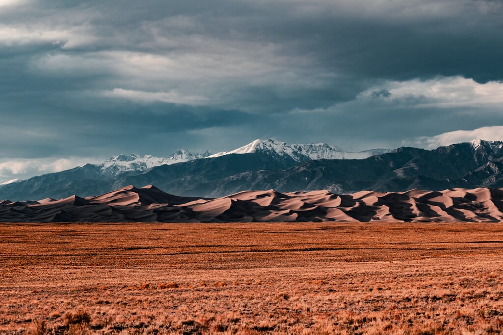 Colorado National Park landscape.