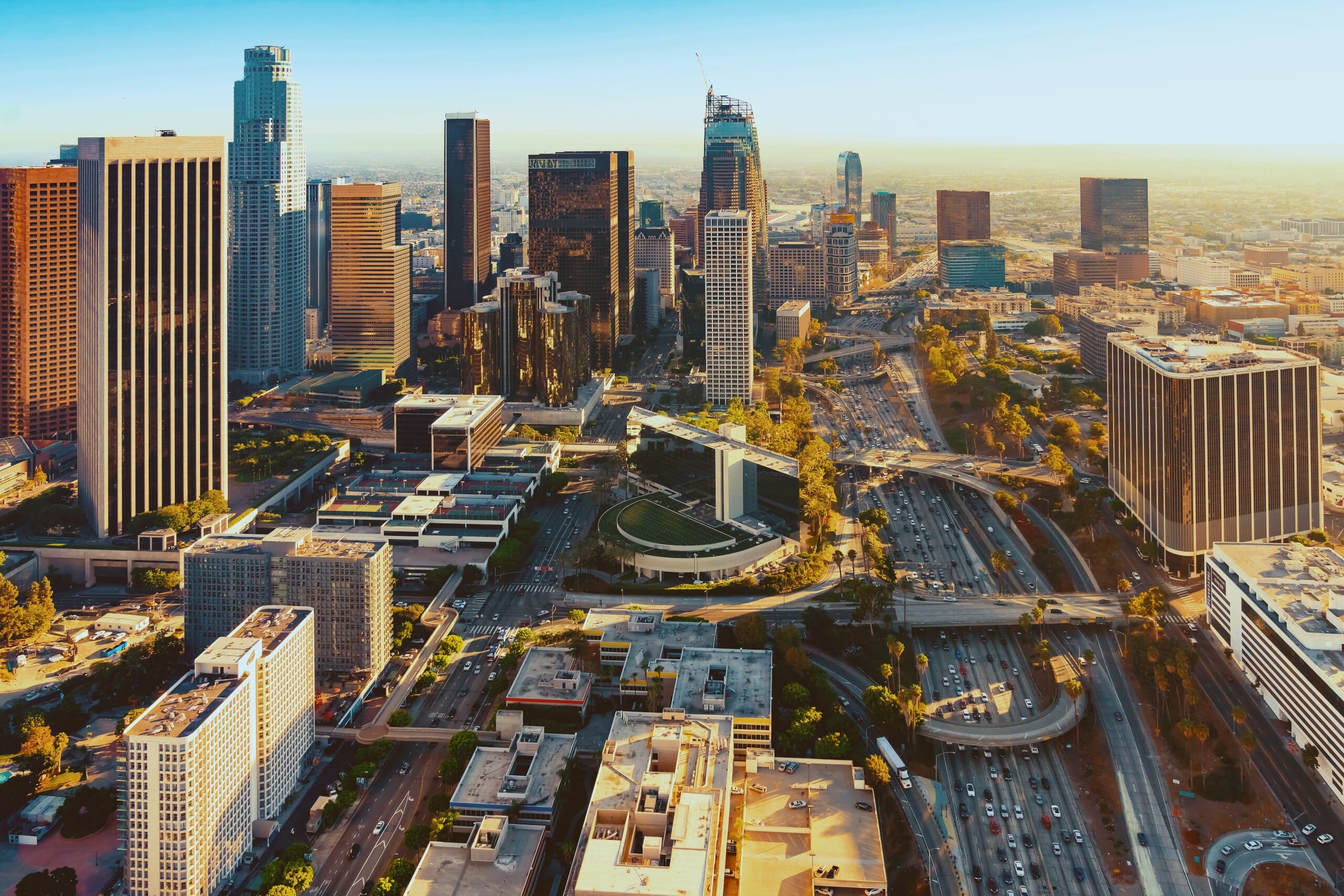 Los Angeles - the biggest city in western US.