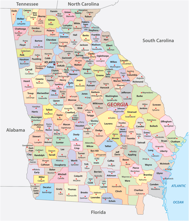Counties Map Mappr