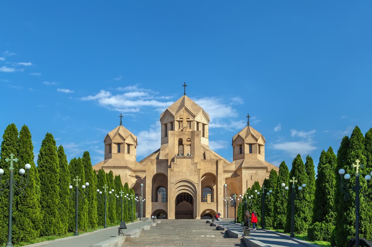 View of the Saint Gregory the Illuminator Cathedral