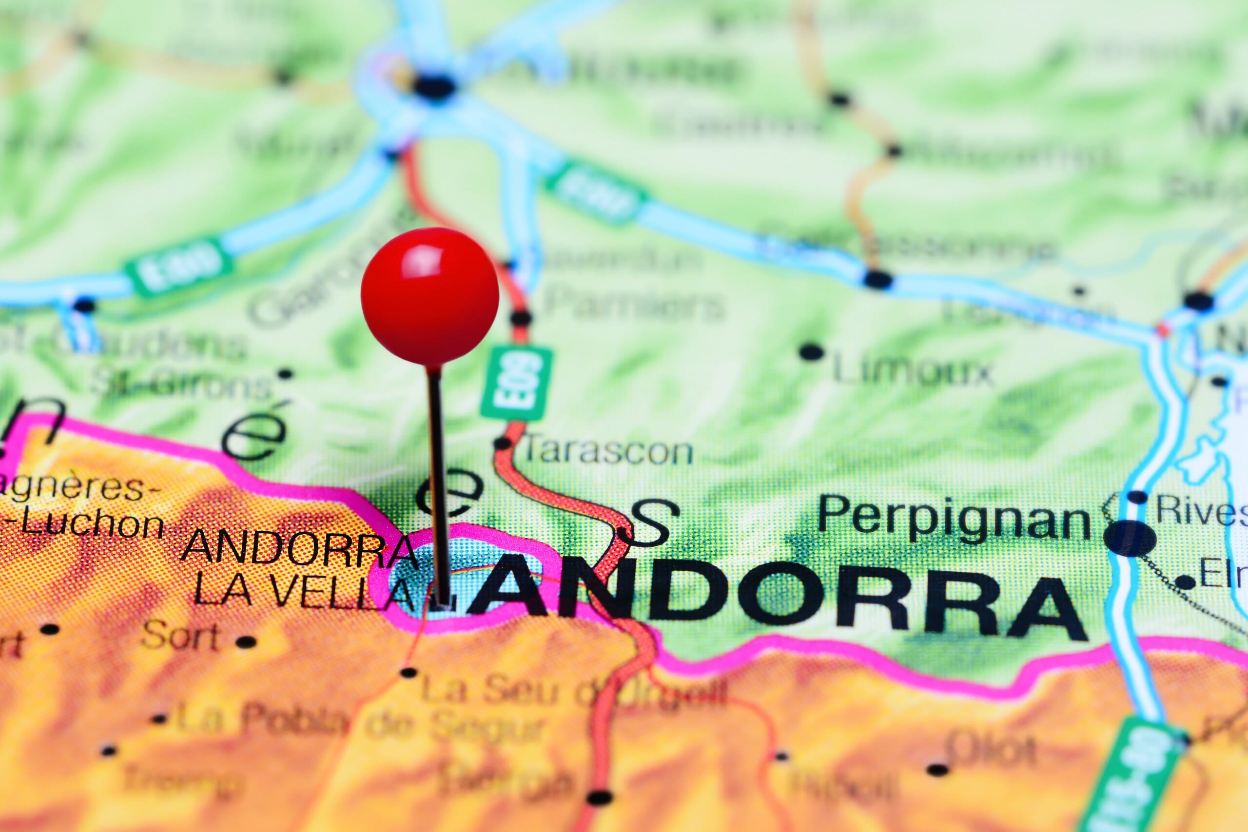 What Is The Capital Of Andorra Mappr   Andorra La Vella Location Map Pin 