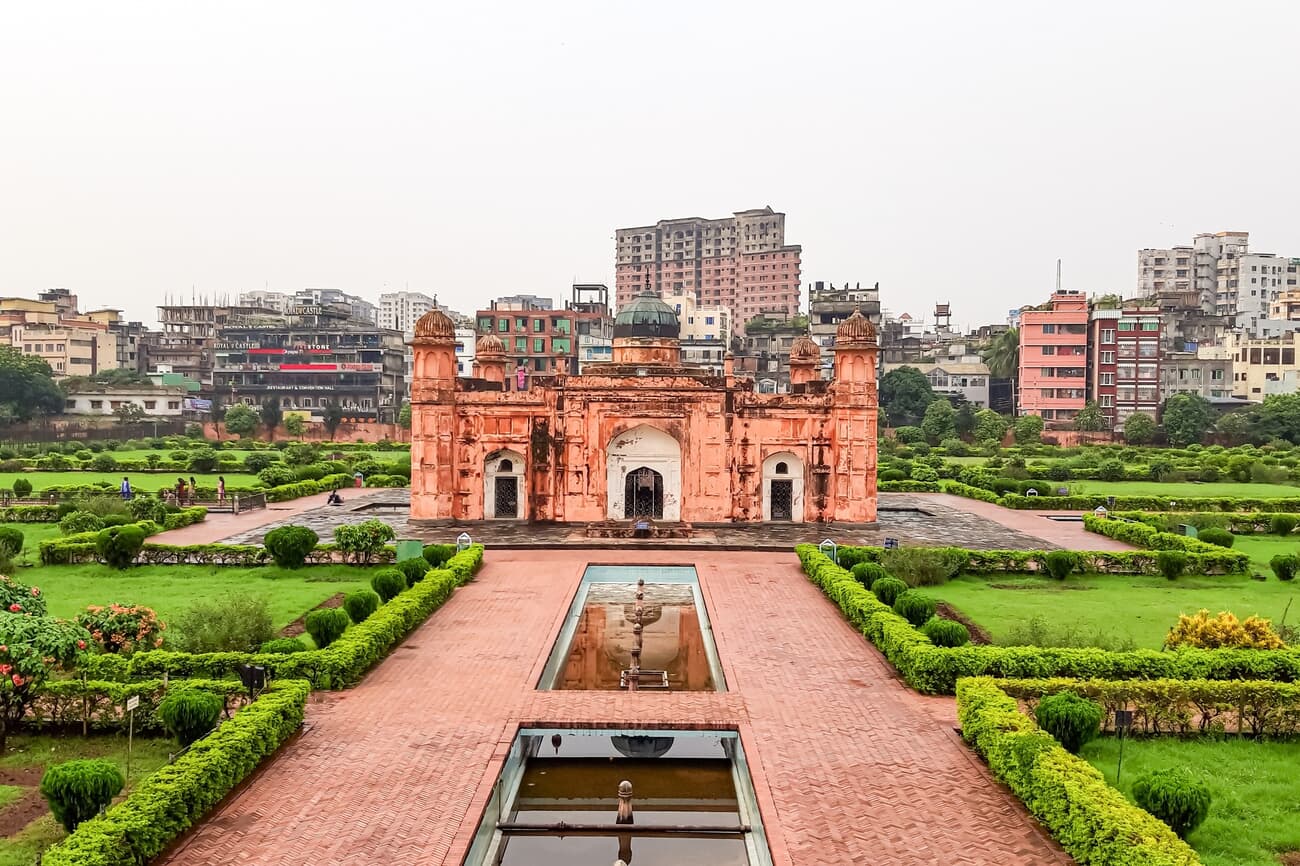 Lalbagh Fort in the old city of Dhaka