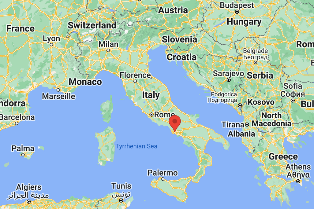 Major Airports In Italy Mappr   Naples Airport On The Map Of Italy 