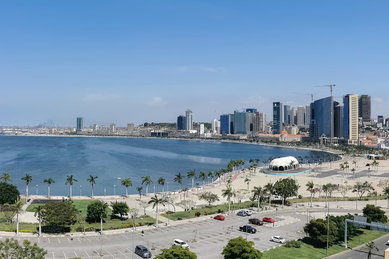 Panoramic view Luanda Bay
