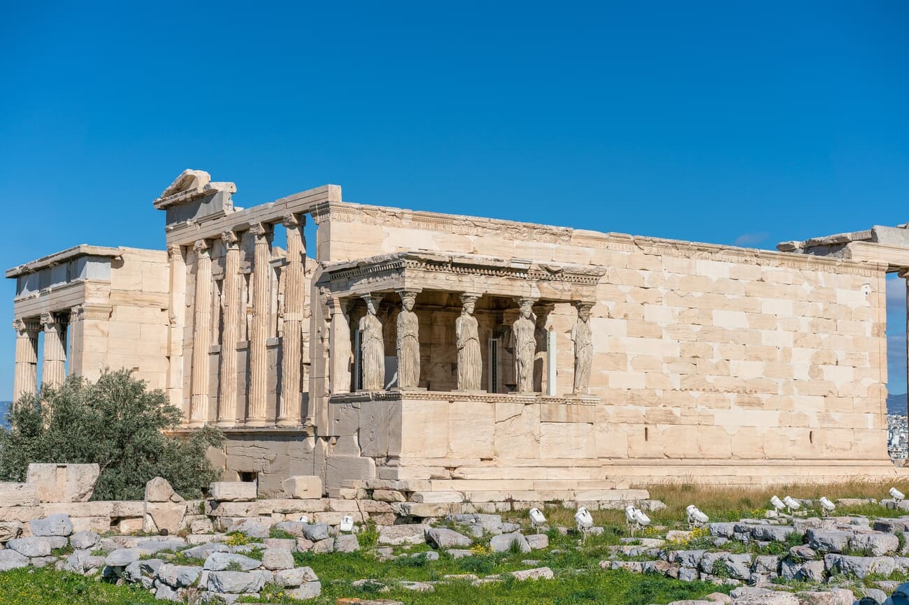 Erechtheion - built between 421 and 406 BC