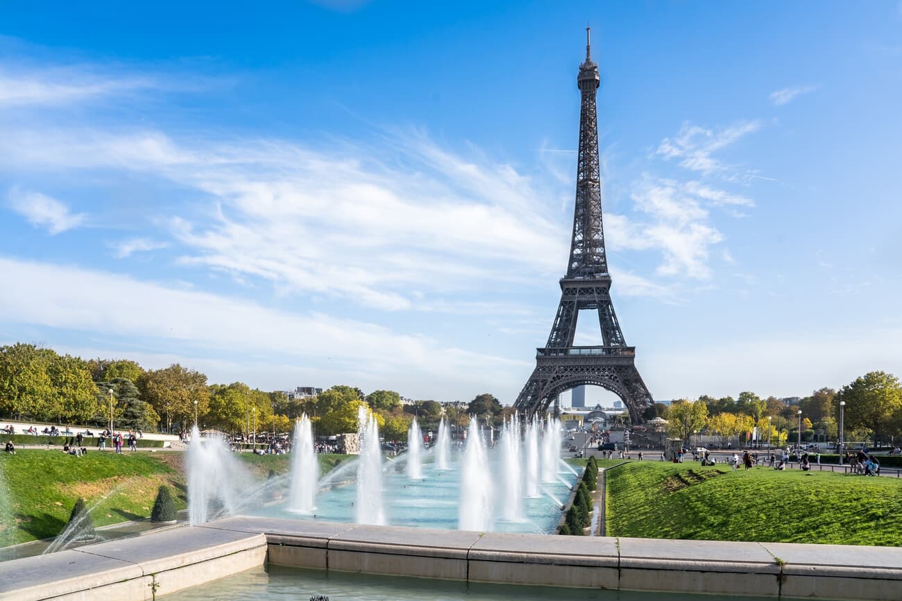 Jardins du Trocadéro and Eiffel Tower, Paris