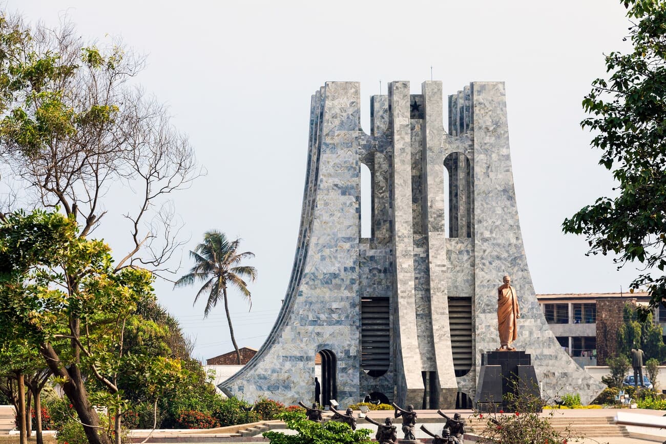 The Nkrumah Mausoleum, designed by Don Aurthur