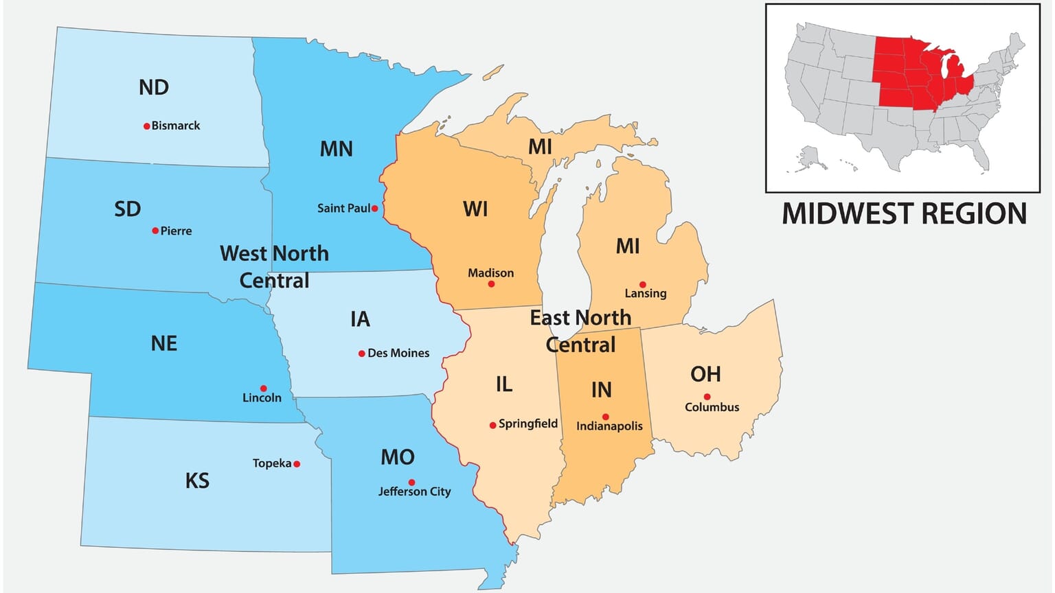 Map Of Midwest US Mappr tomhoefwrites-on-twitter-rt-jatompkins-the-plains-states-are-not