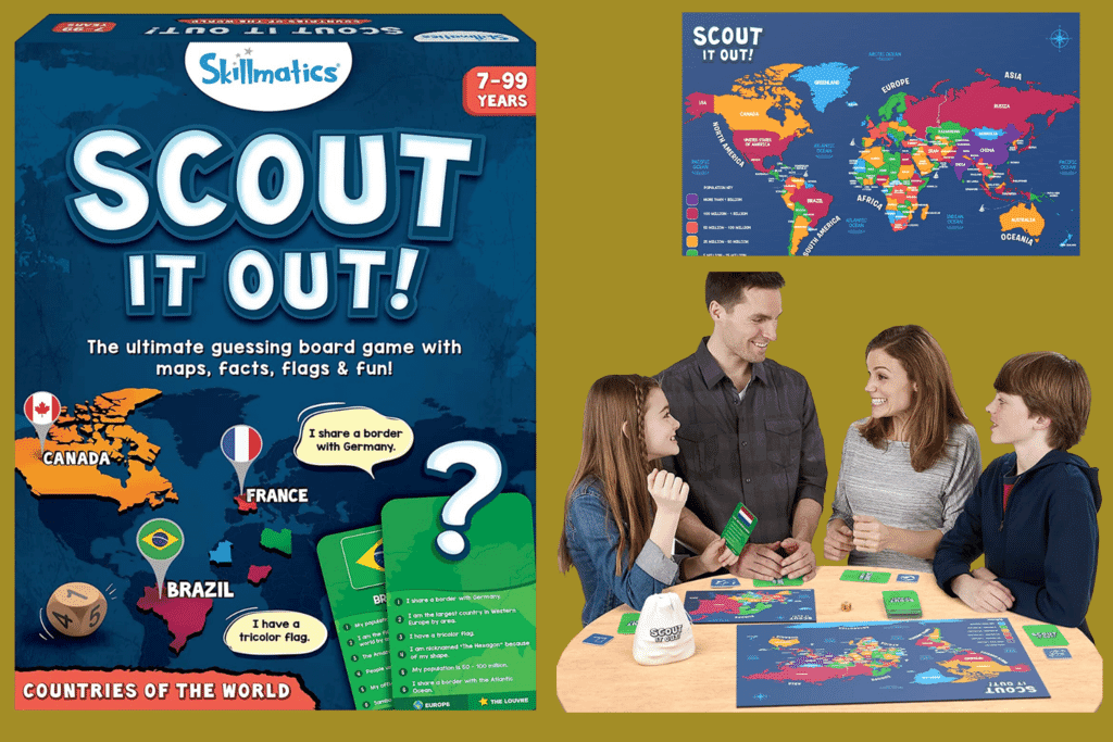 Skillmatics board game countries of the world