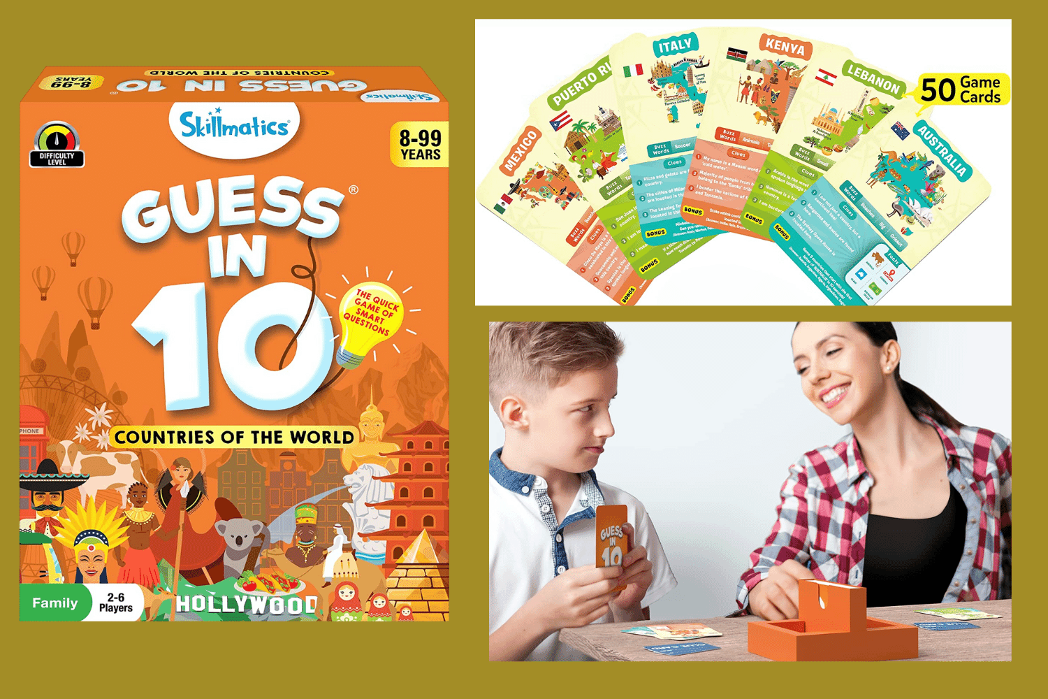 Skillmatics Card Game Guess 10 Countries In The World 