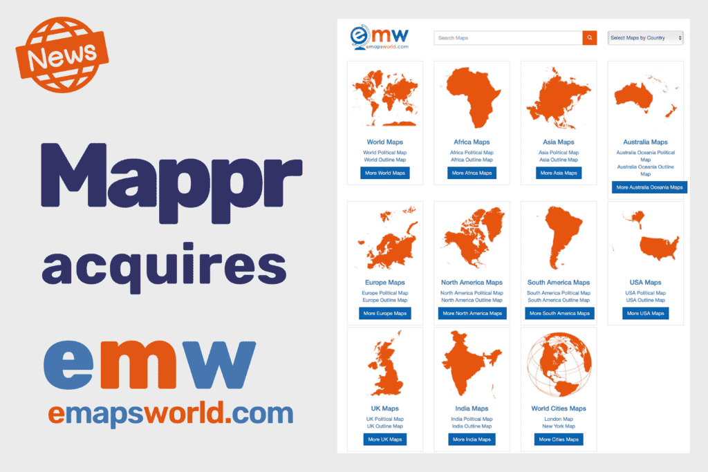 Mappr acquires emapsworld.com
