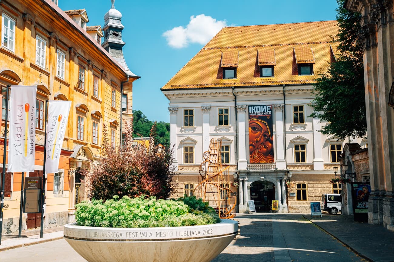 The City Museum of Ljubljana, housed in Auersperg Palace