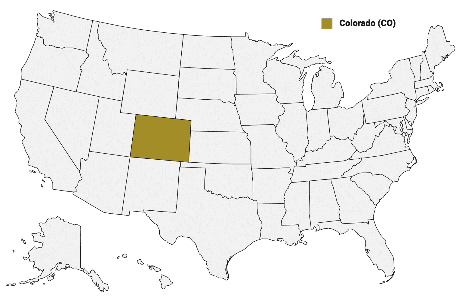 Colorado Counties Map | Mappr