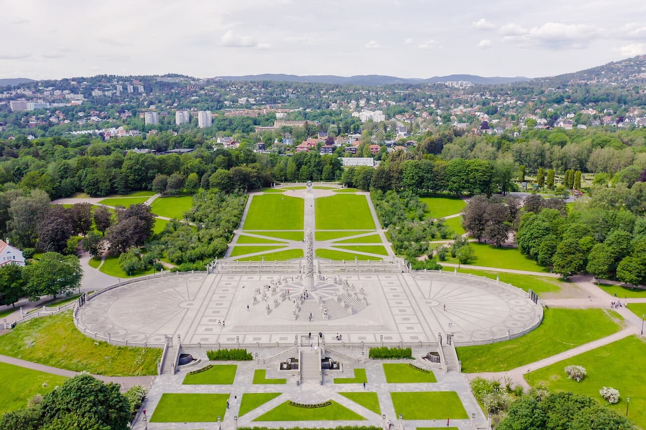 Frogner Park, established in the early 20th century