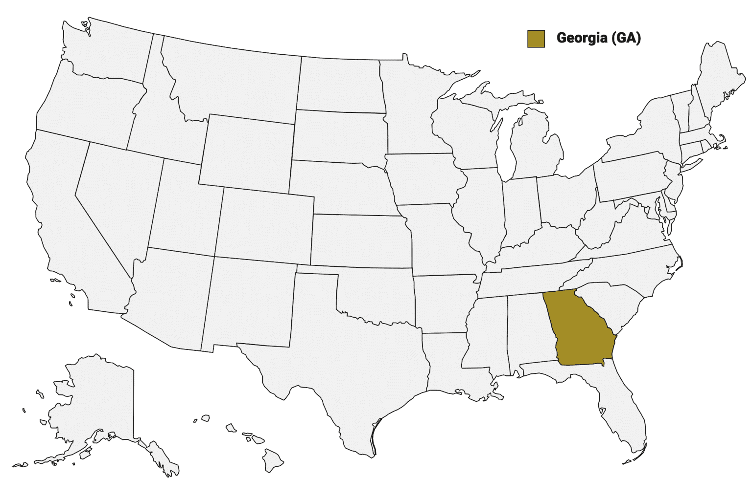Ge Postcode Map Georgia Counties Map | Mappr