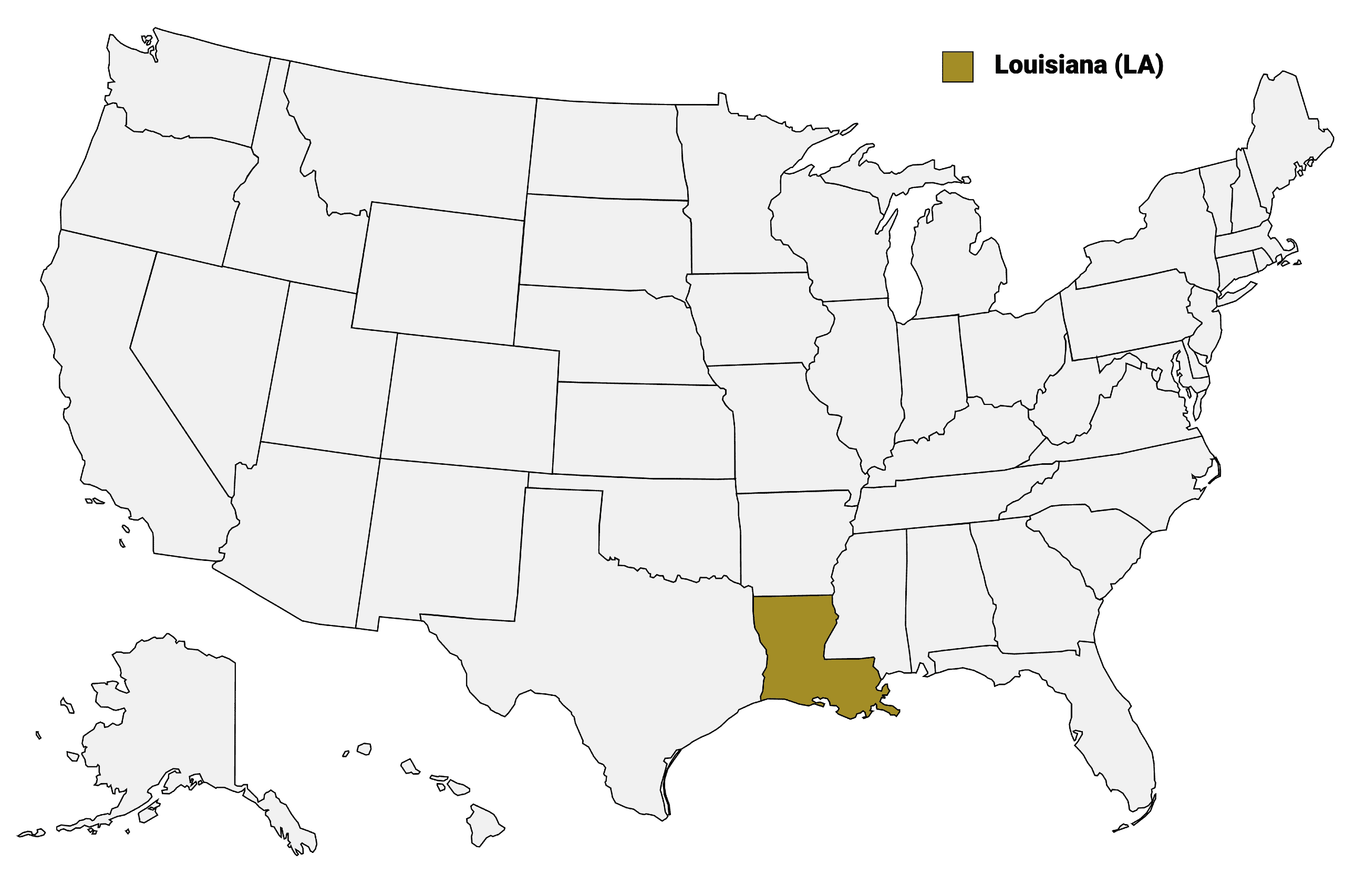 Spanish Colonial Louisiana - 64 Parishes