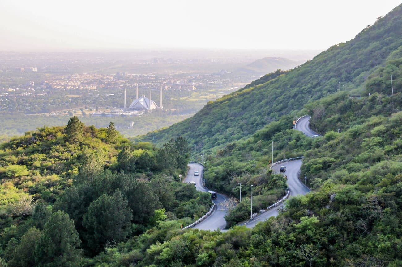 Margalla Hills, home to a wide variety of plant and animal species