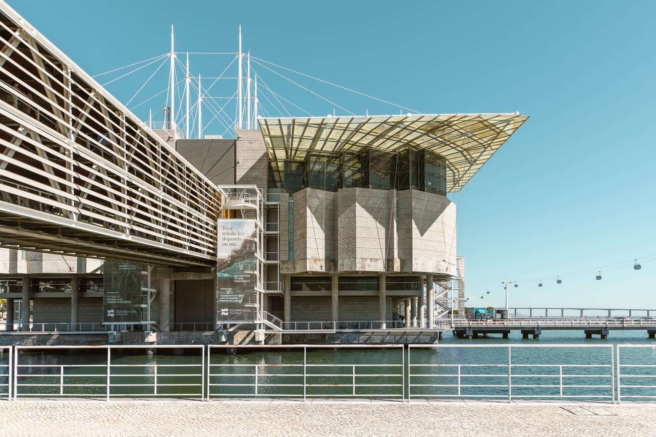 Oceanario de Lisboa largest indoor aquarium in Europe.