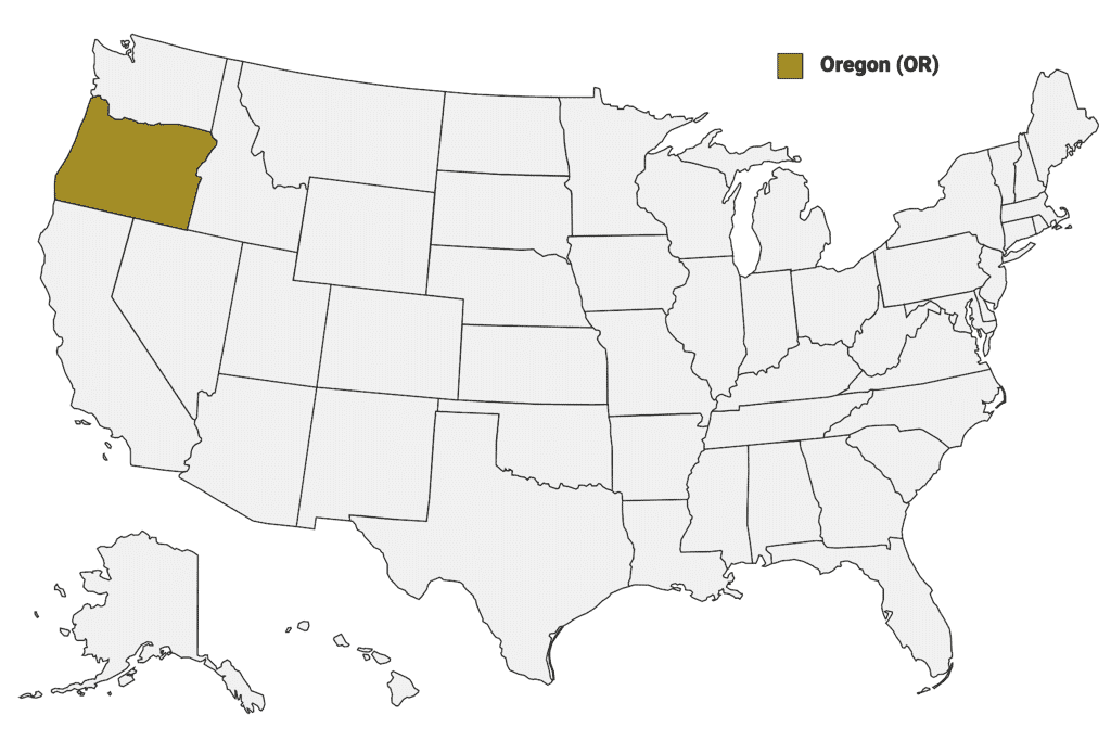 Oregon Counties Map Mappr