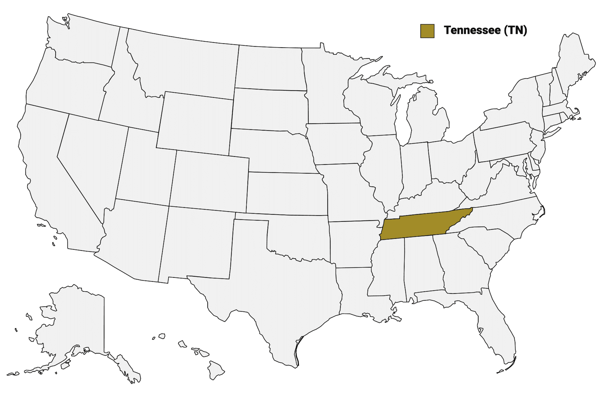95 Counties Tennessee Counties Map | Mappr