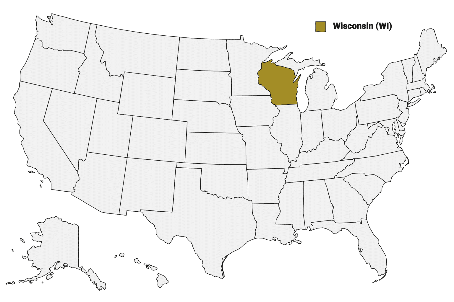 Wisconsin Counties Map | Mappr