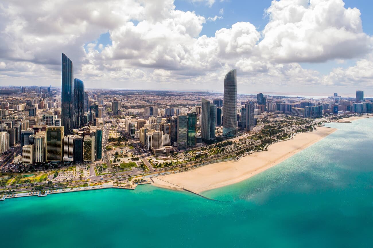 The grand landscape of Abu Dhabi