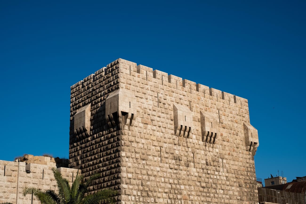 Citadel of Damascus, once a Roman temple and later a fortress