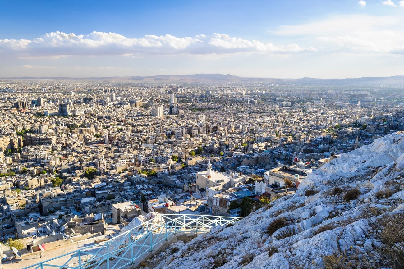 The cityscape of Damascus