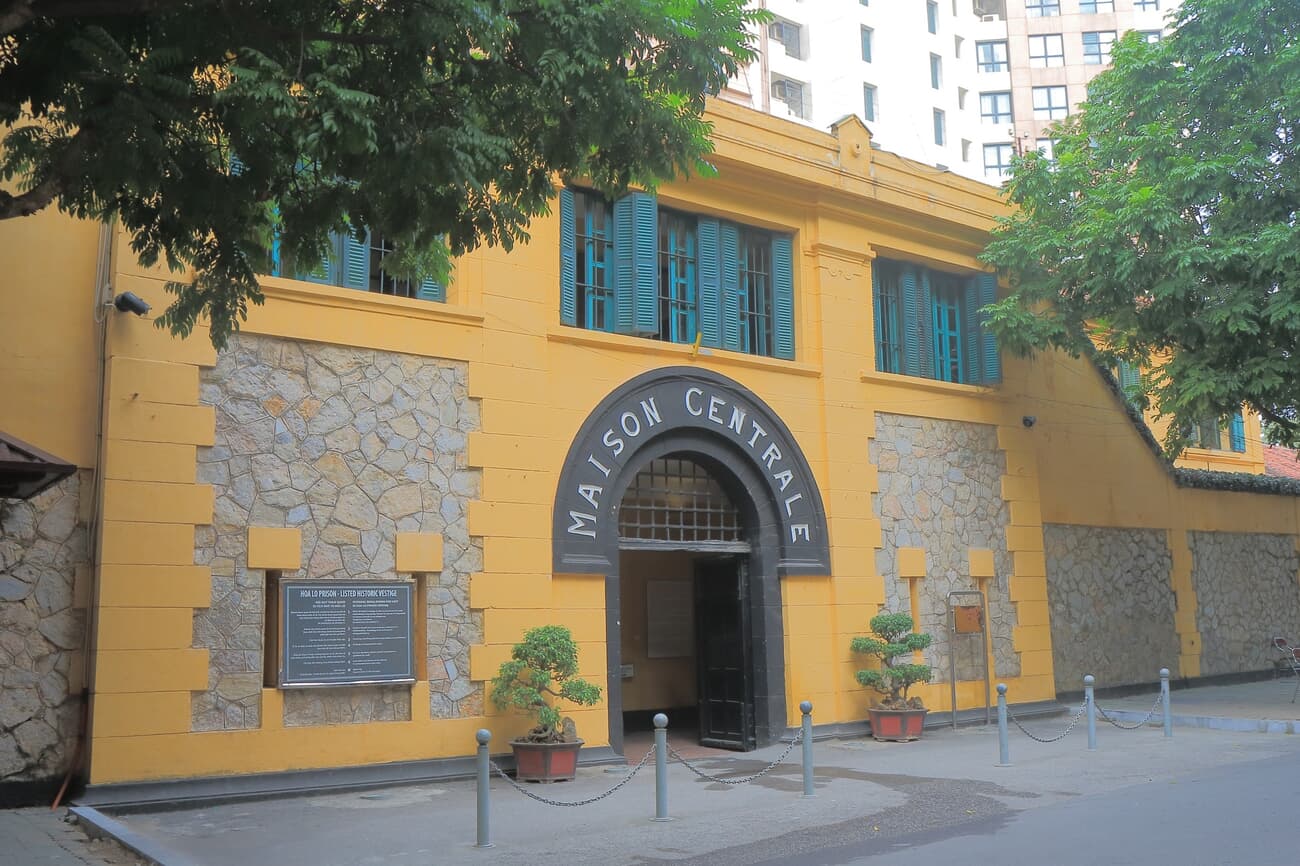 Hoa Lo Prison, originally built by the French colonial administration in 1896