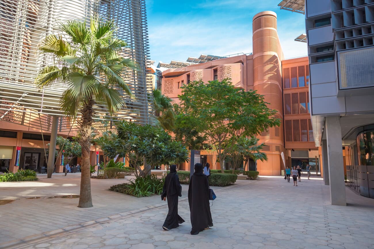 Streets inside the Masdar City