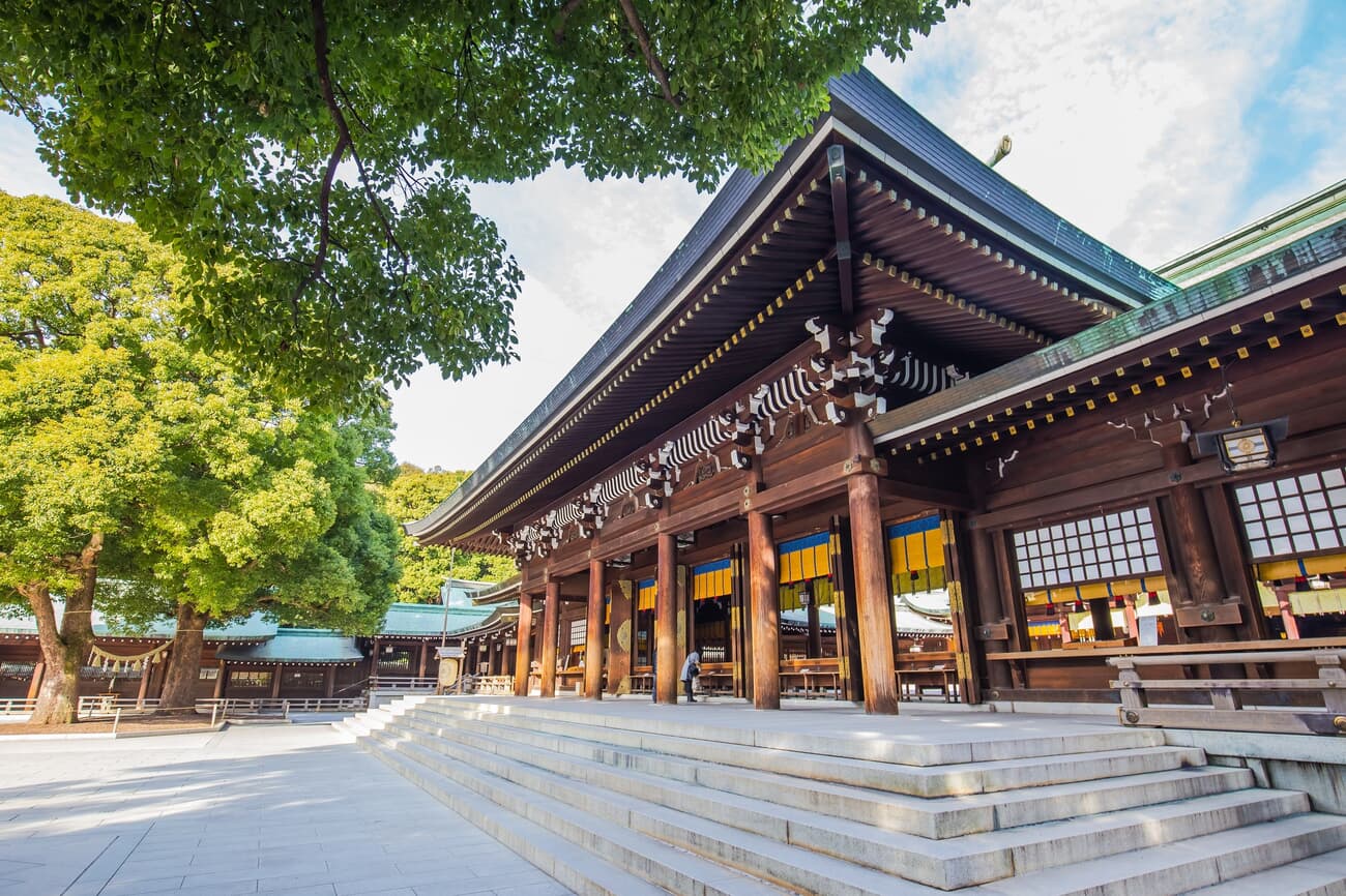 Meiji Jingu, or Meiji Shrine, dedicated to the deified spirits of Emperor Meiji