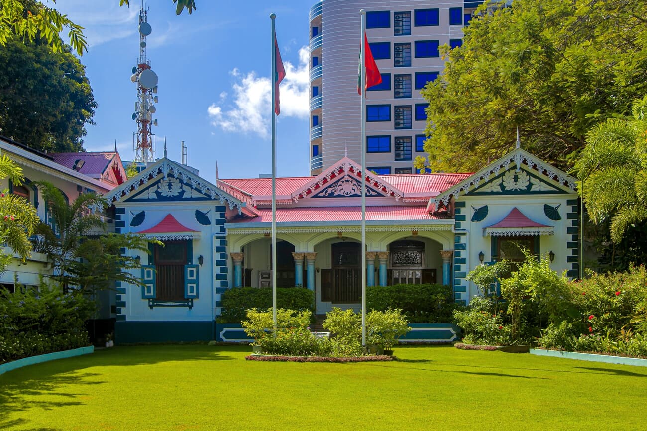 Muliaage, the official residence of the President of the Maldives