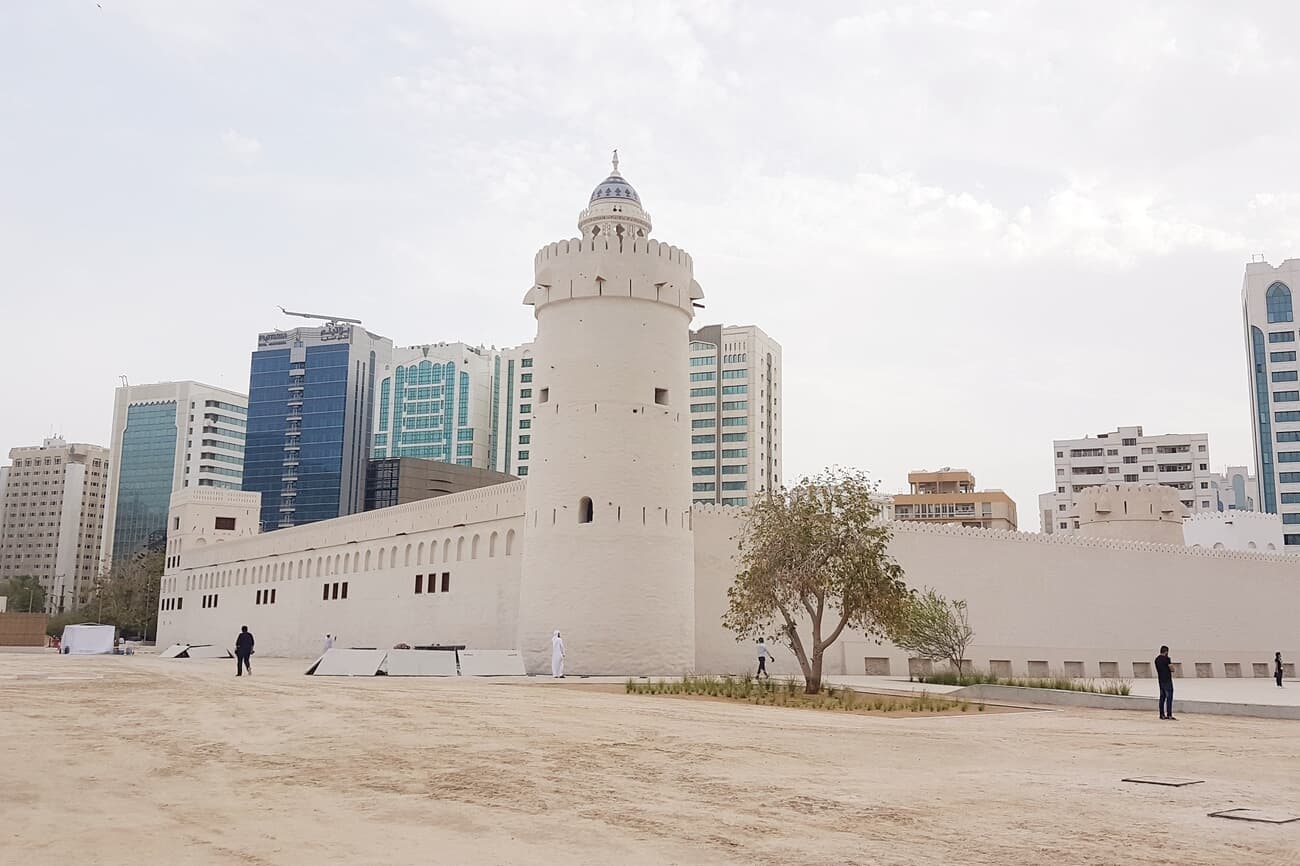 Qasr al-Hosn, also known as the White Fort, the oldest building in Abu Dhabi