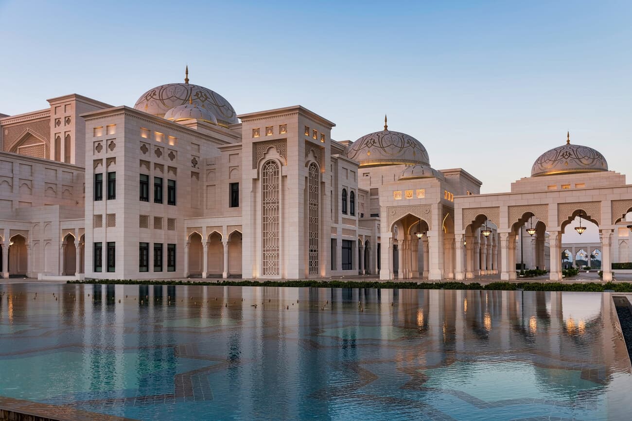 Exterior view of Qasr Al Watan, Abu Dhabi