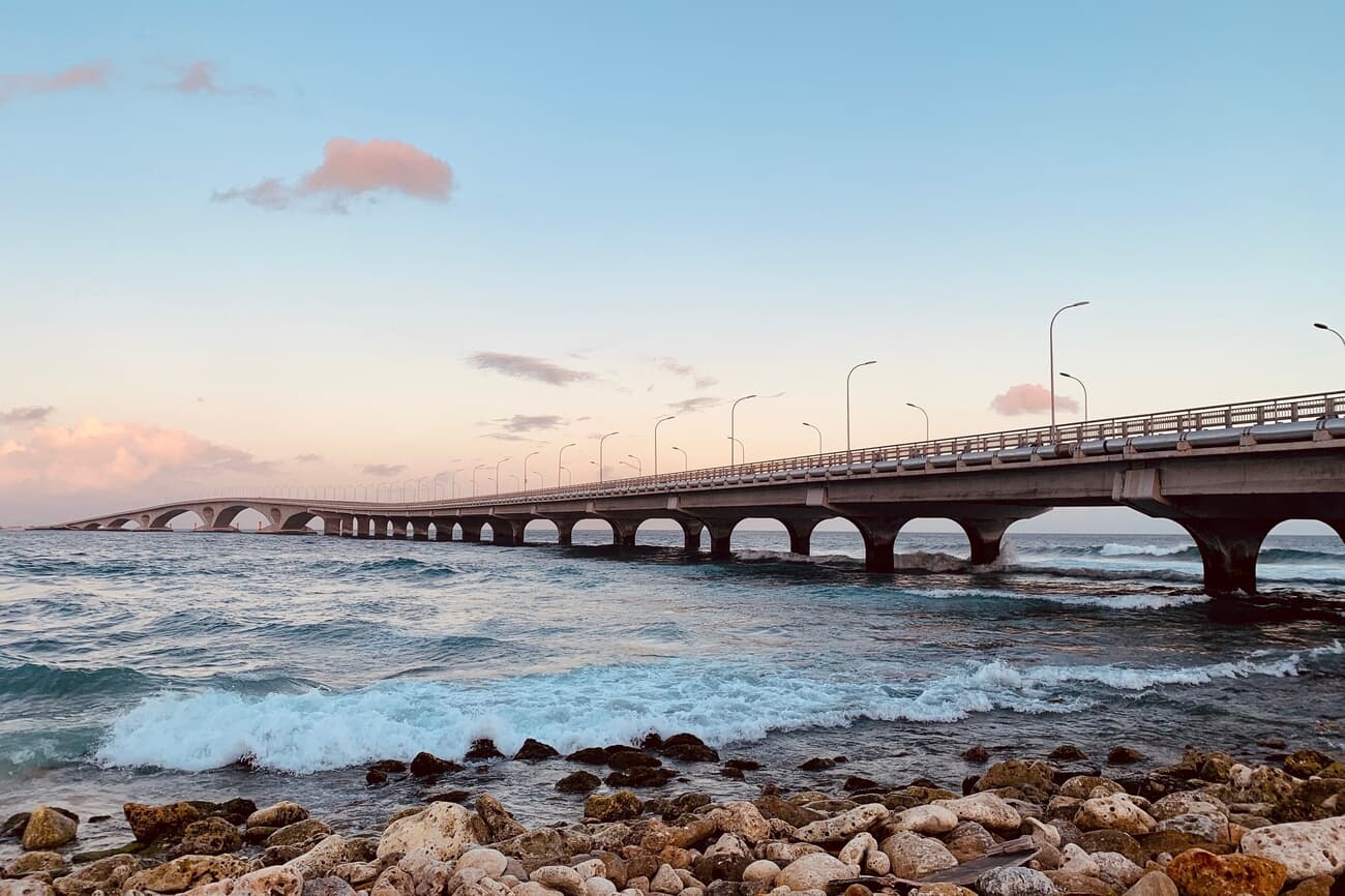 Sinamale Bridge, established in 2018