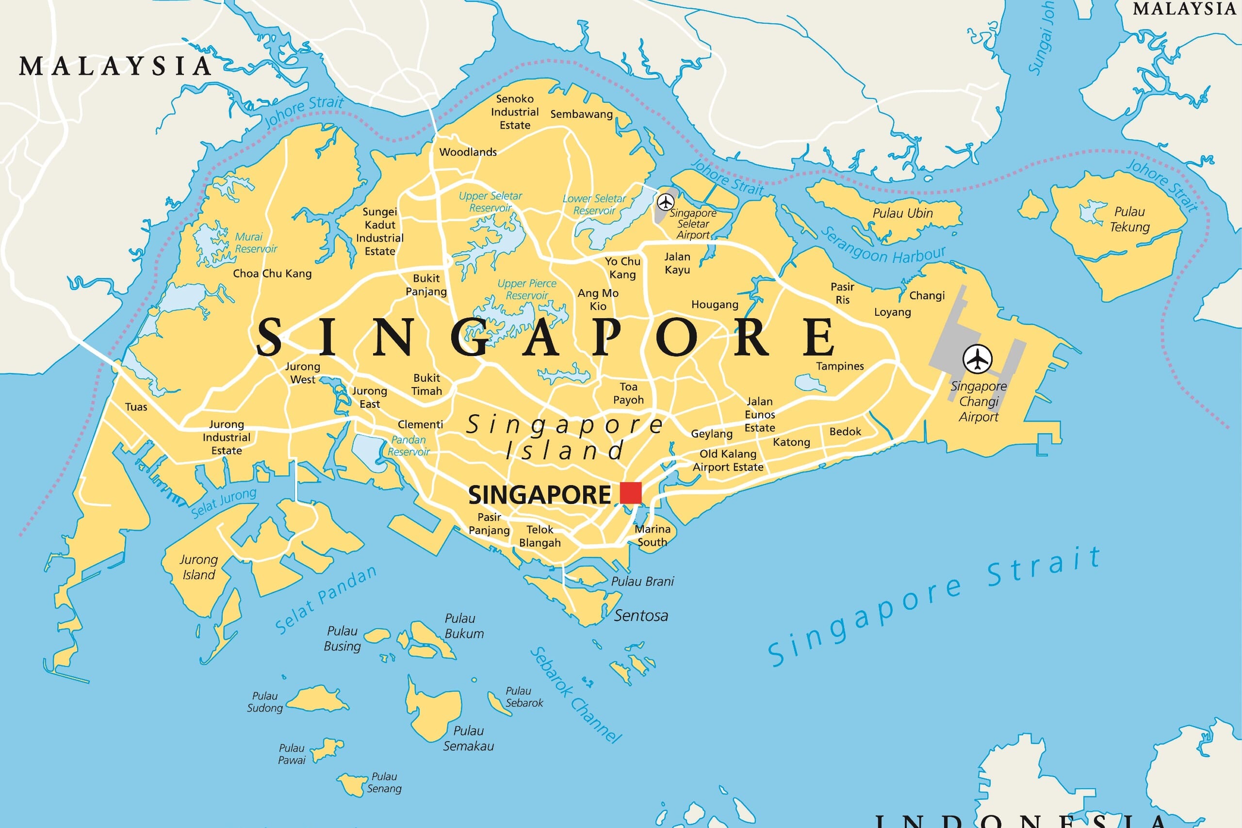 What Is The Capital Of Singapore Mappr   Singapore Map 