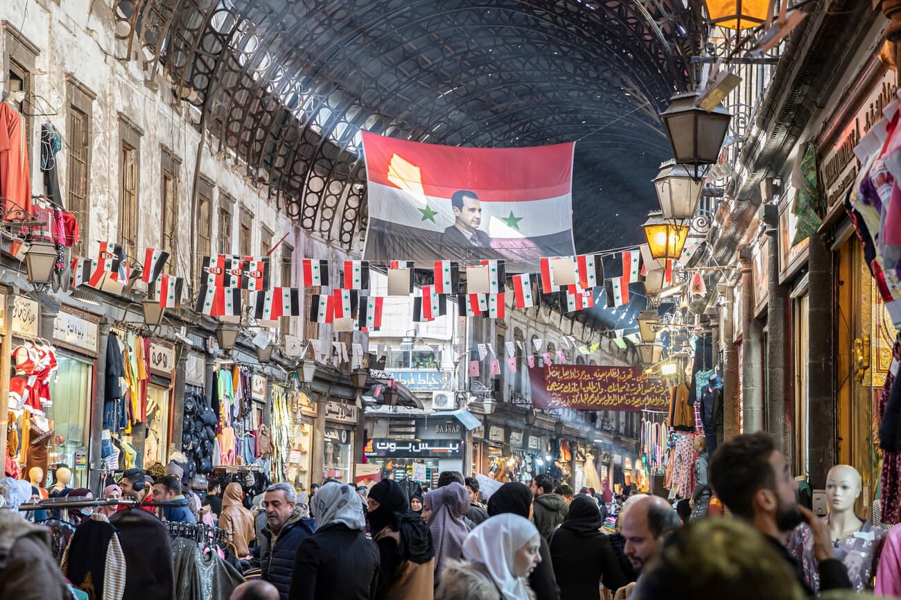 Souq Al-Hamidiyah, not just a place for commerce but a vivid theater of daily life in Damascus