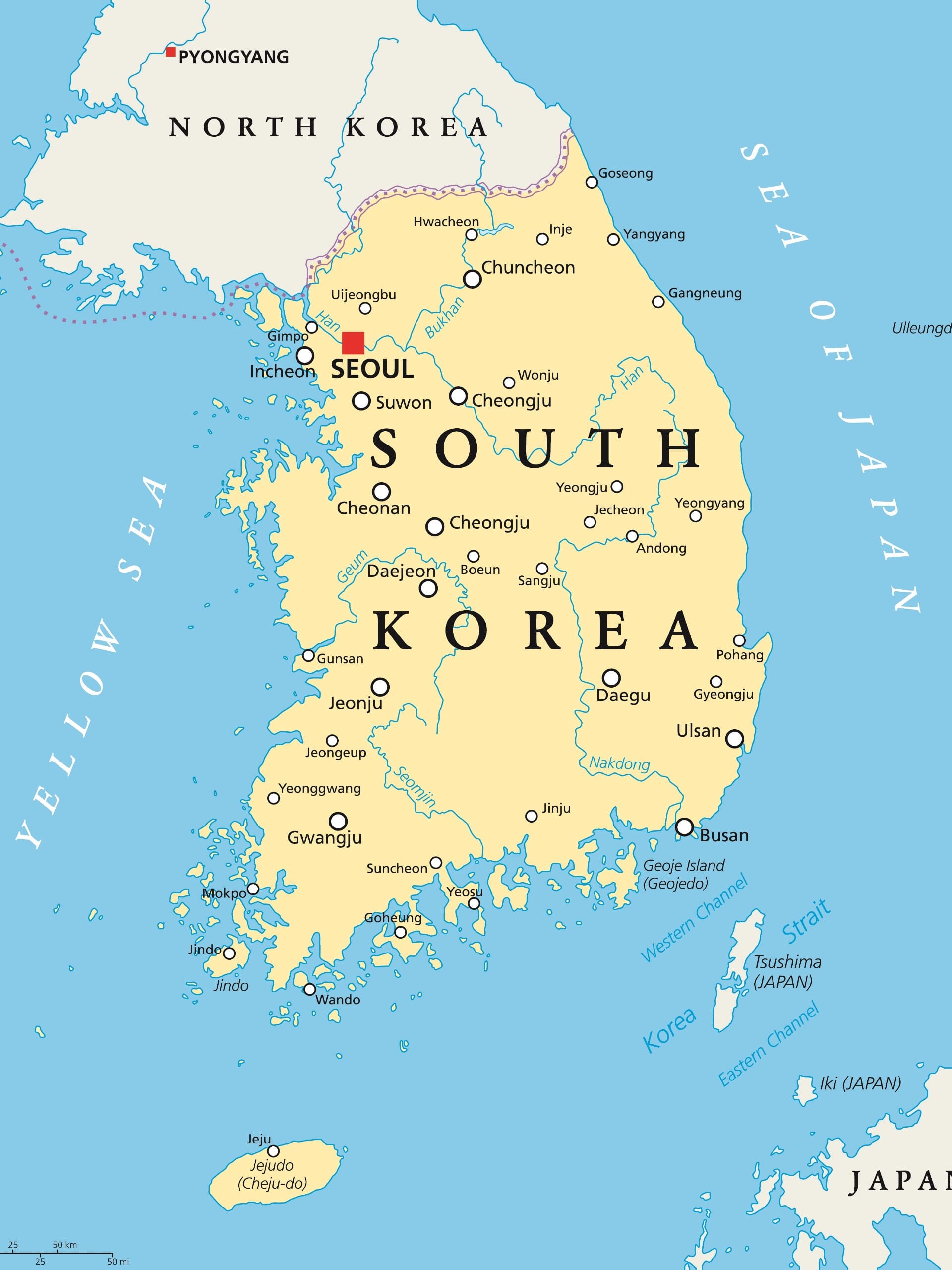 What is the Capital of South Korea? | Mappr