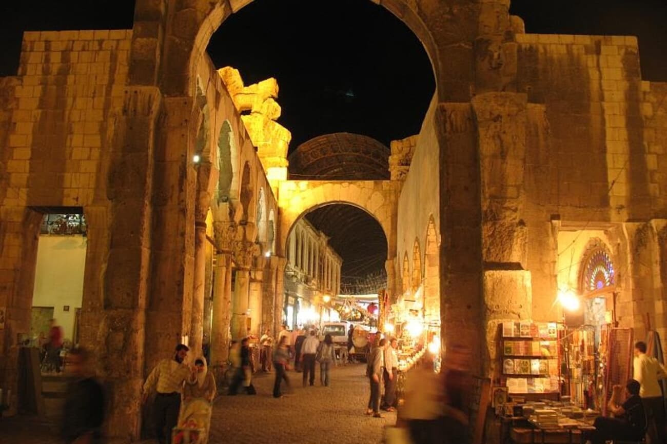 Temple of Jupiter, Damascus, reflecting Damascus's rich Roman past