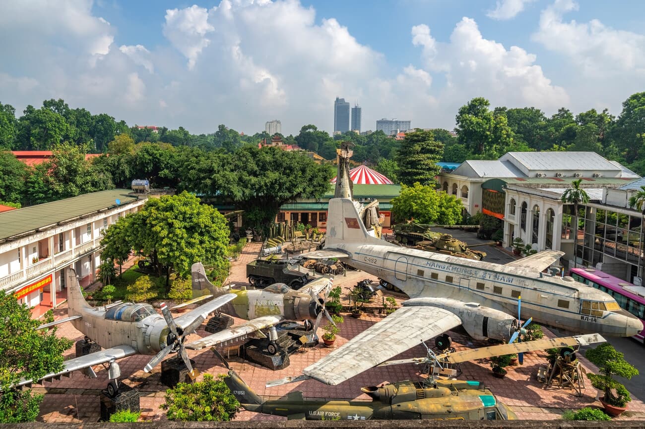 Vietnam Military History Museum, featuring the story of Vietnam's military history