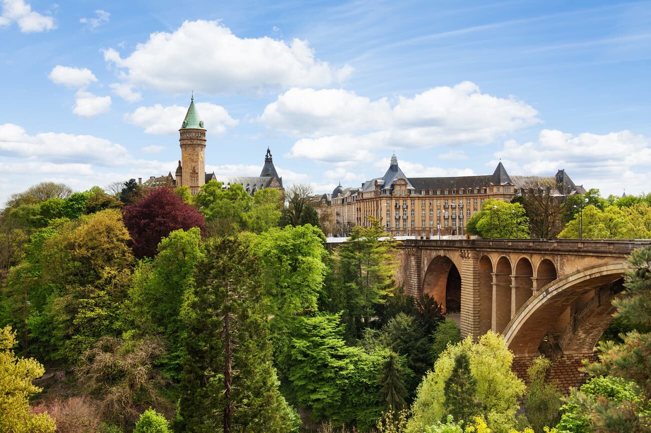 Adolphe Bridge, constructed in 1903, was one of the world’s largest stone arch bridges at the time