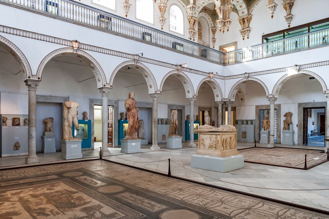 Bardo Museum, home to one of the world's richest collections of Roman mosaics